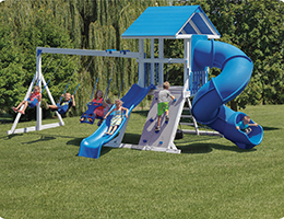 Vinyl Swingsets Playsets