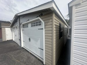 24x24 Two Car Garage in Vinyl
