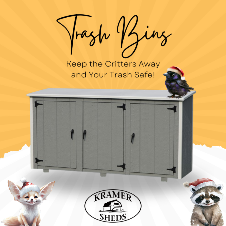 Trash Bins available