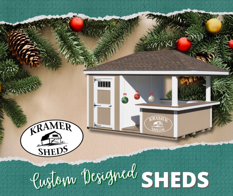 We build custom sheds