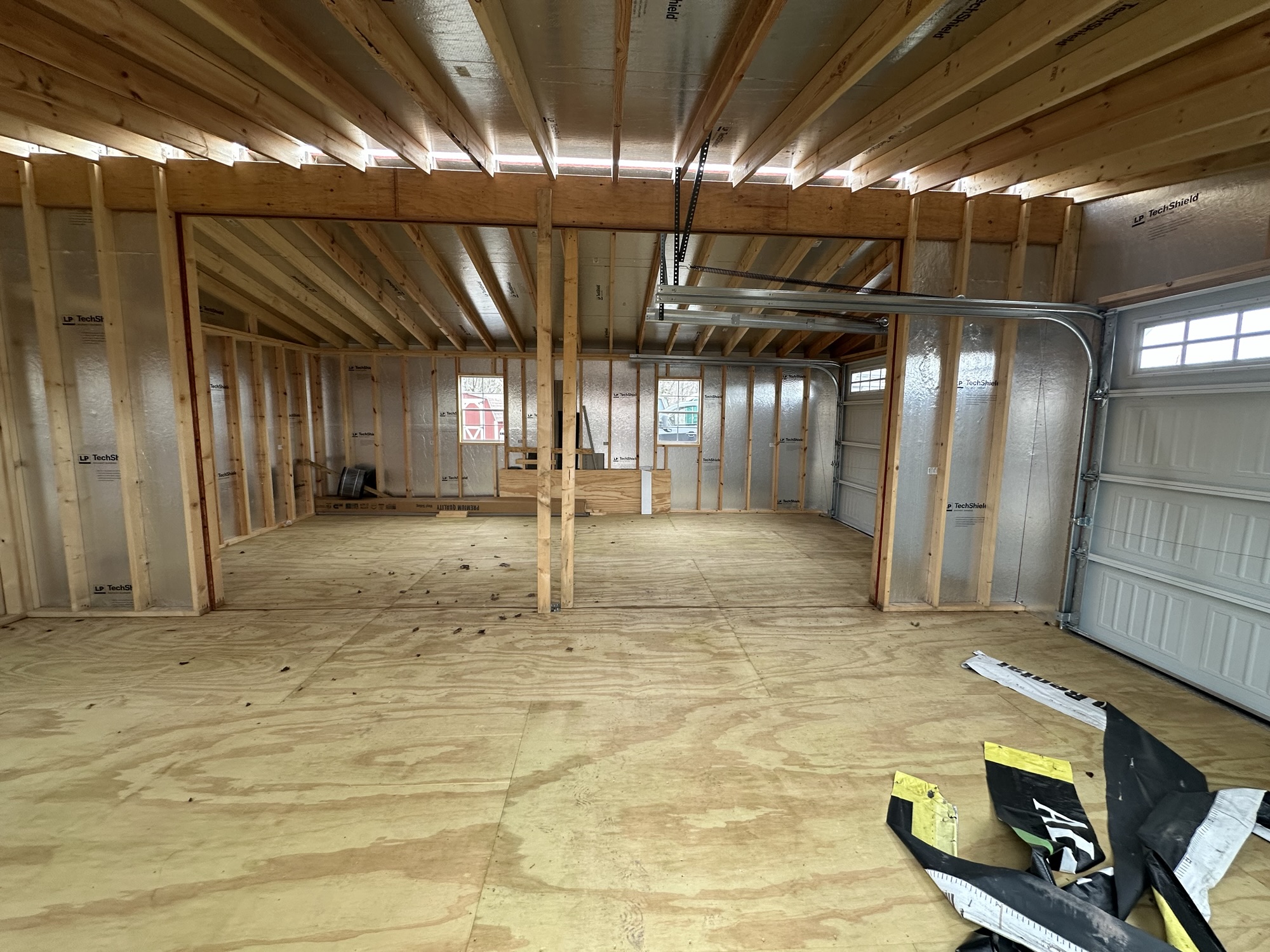 24x24 Two Car Garage in Vinyl - Image 2